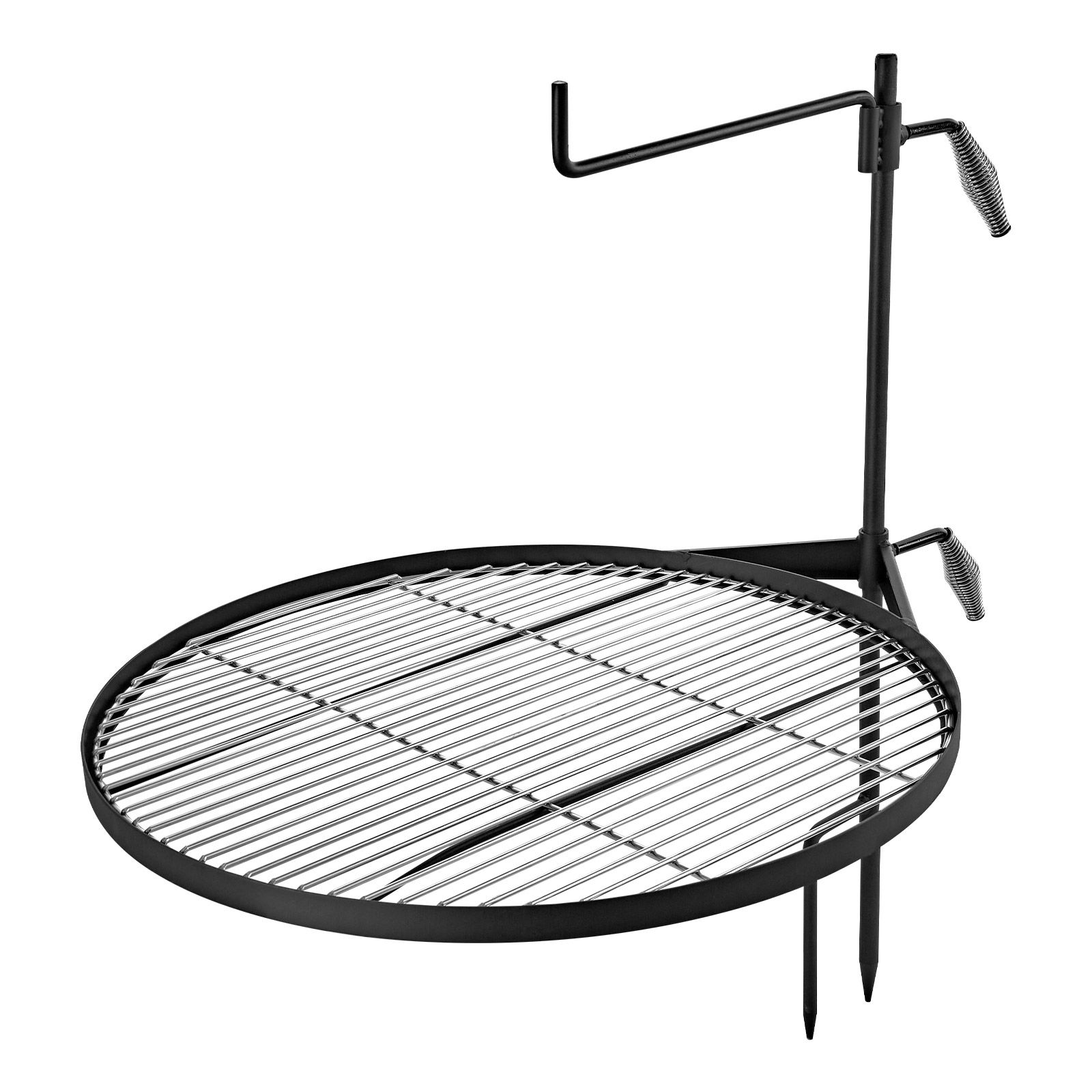 Camping Cooking Over Fire - Robuuste draaibare kampvuurgrill, 24,4 inch ronde
