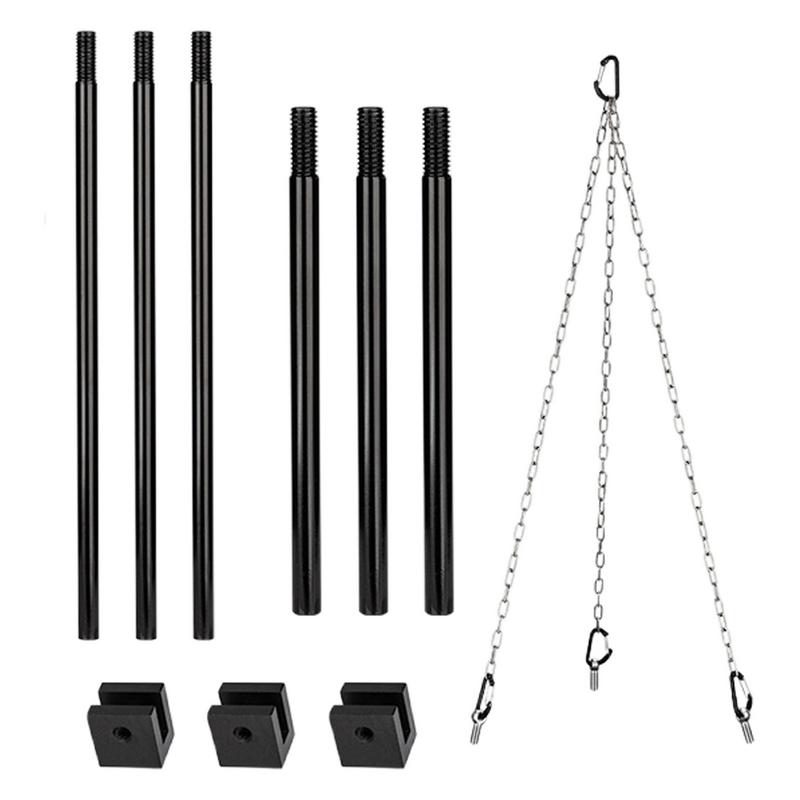 Camping Cooking Grate - Afneembare Grill Verticale Statief Grill Barbecue