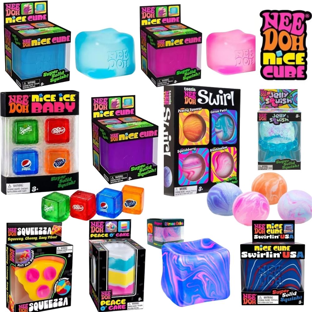 Fire Starter Cube - Schylling Nee-Doh Nice Cube Zintuiglijk Knijp