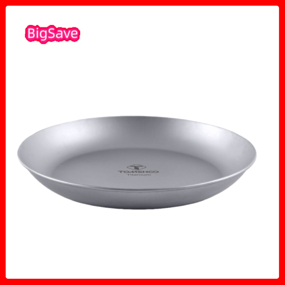 Camping Cooking Disc - Draagbare titanium ronde campingplaat Outdoor Ultralight
