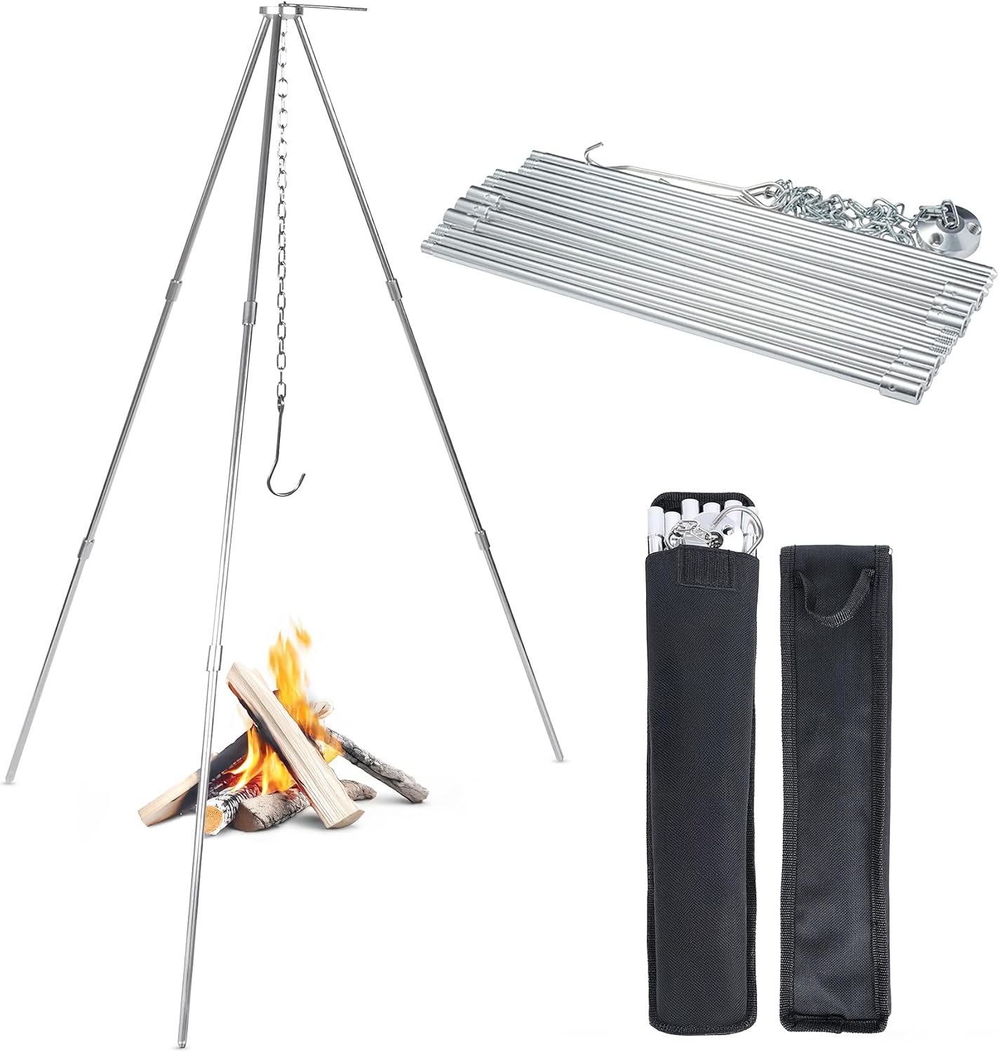 Camping Cooking Open Fire - Compatibel met open vuur 33 inch