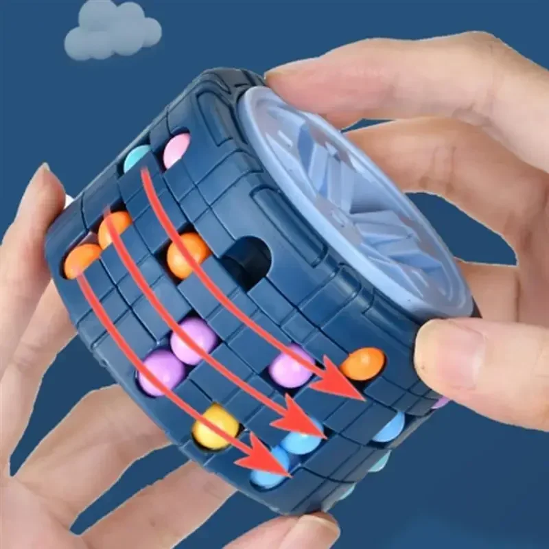 Fire Starter Cube - 3d Cilinder Kubus Speelgoed Magische Bean