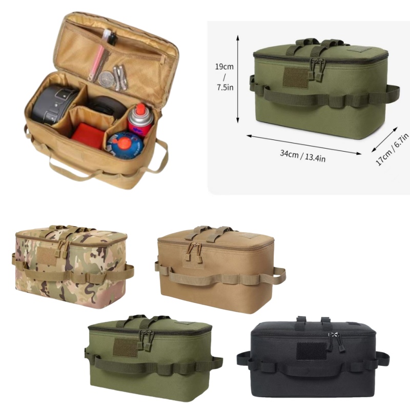 Camping Cooking Utensil Bag - Outdoor Pouch Camping Opbergtas Kookgerei Organizer