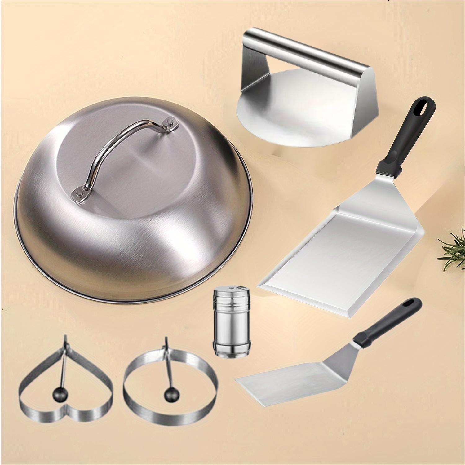 Quality Camping Cooking Set - 7-delige Ultieme Barbecuetookset-Hoogwaardige Roestvrijstalen Gebruiksvoorwerpen-Perfect Voor