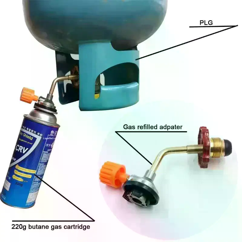 Camping Cooking Butane - Gas Butaan Cilinder Tank Navulconnector Adapter