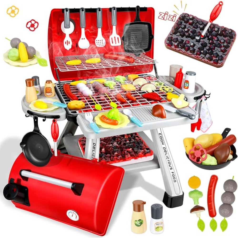 Camping Cooking With Kids - Barbecue Grill Speelgoedset Kinderen BBQ Fantasiespel