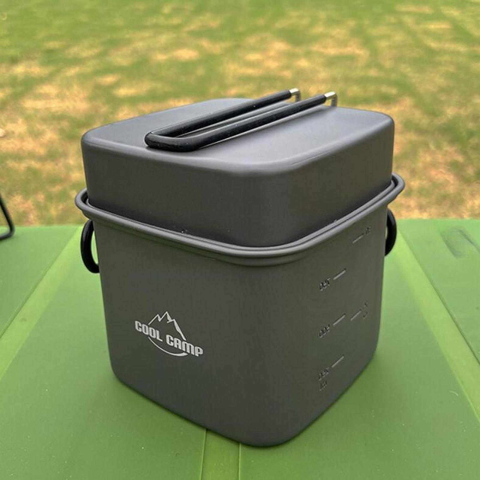 Camping Lightweight Cooking Pot - Campingkookgereiset Koekenpan Reizen Lichtgewicht Kamperen Wandelen
