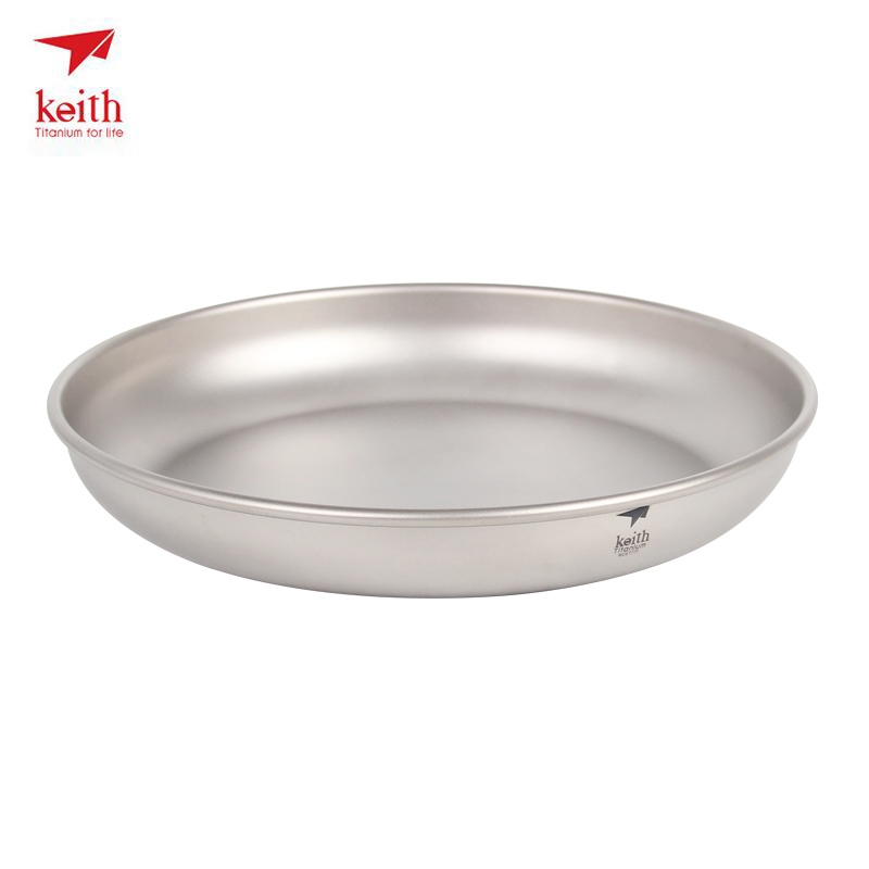 Camping Cooking Disc - Keith Titanium Plaat Camping Titanium Gerechten