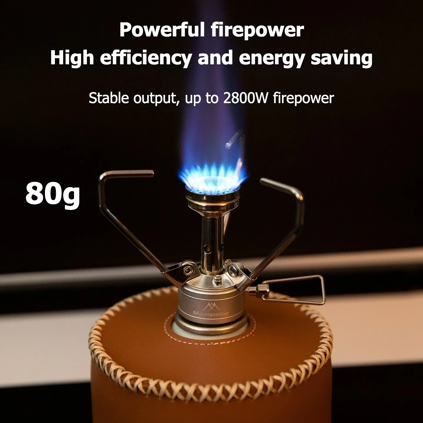 Camping Cooking Butane - Mountainhiker Ultralight 304 roestvrij staal Geïntegreerde