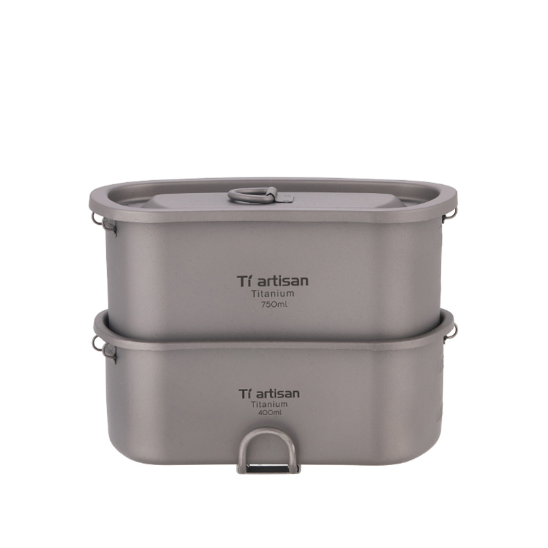 Camping Cooking Noodles - Titanium Kookset Voor Instant Noodle Bowl