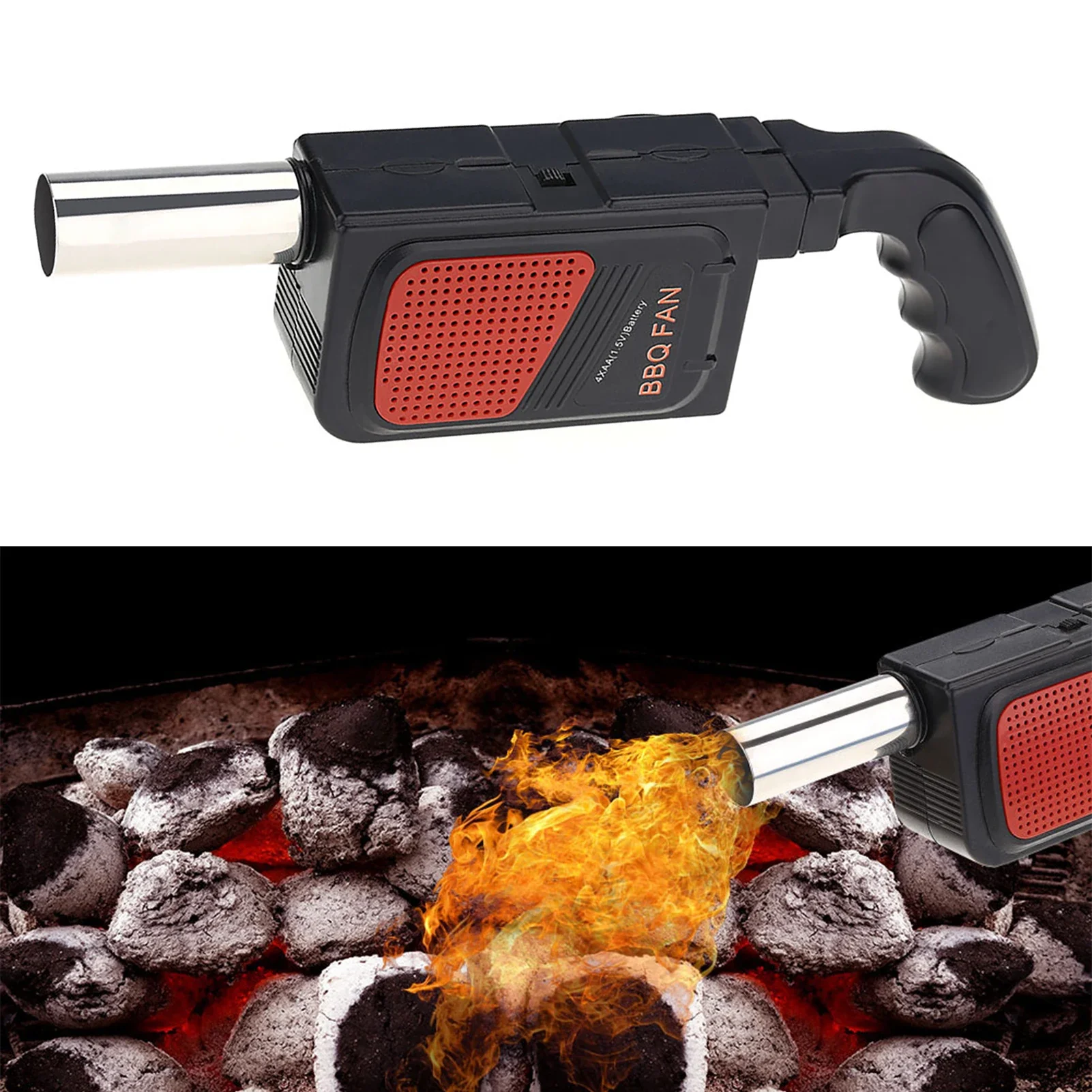 Camping Cooking Portable - Draagbare draagbare elektrische BBQ-ventilator Luchtblazer voor