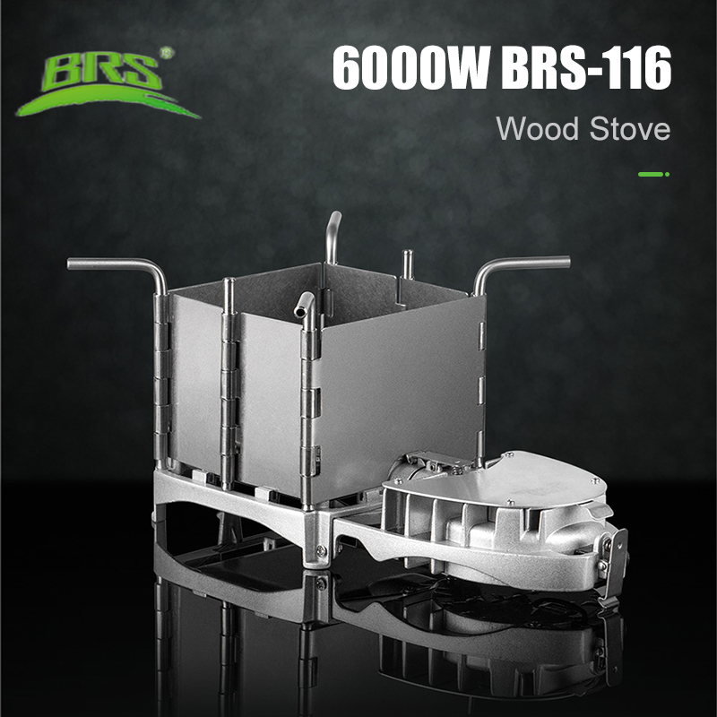 Camping Cooking Grate - Brs 6000W Outdoor Houtkachel Opvouwbare Lichtgewicht