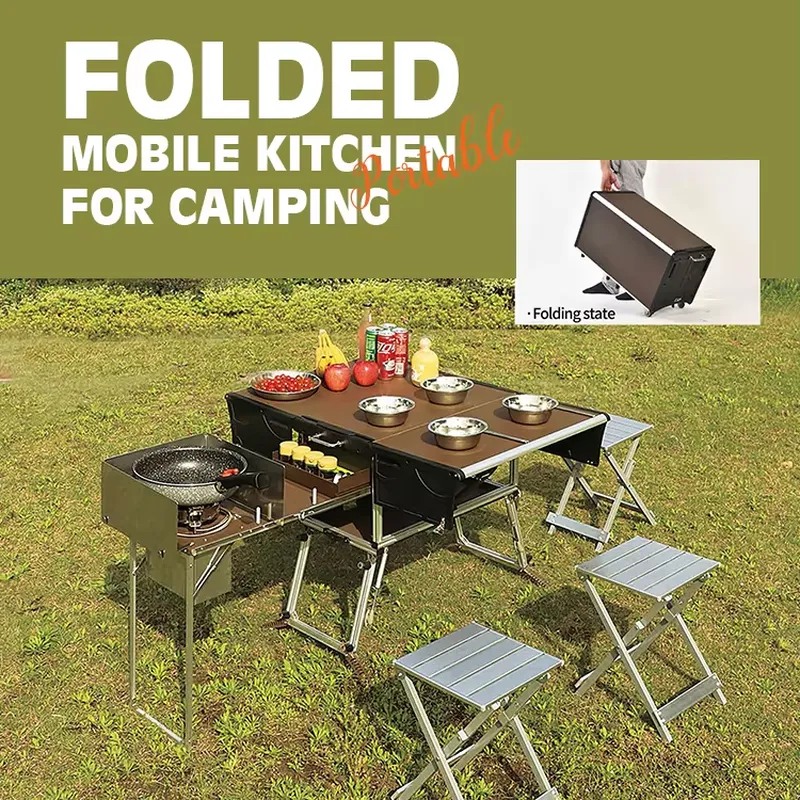 Hoogwaardige opvouwbare outdoo - Quality Camping Cooking Set recensie en prijs
