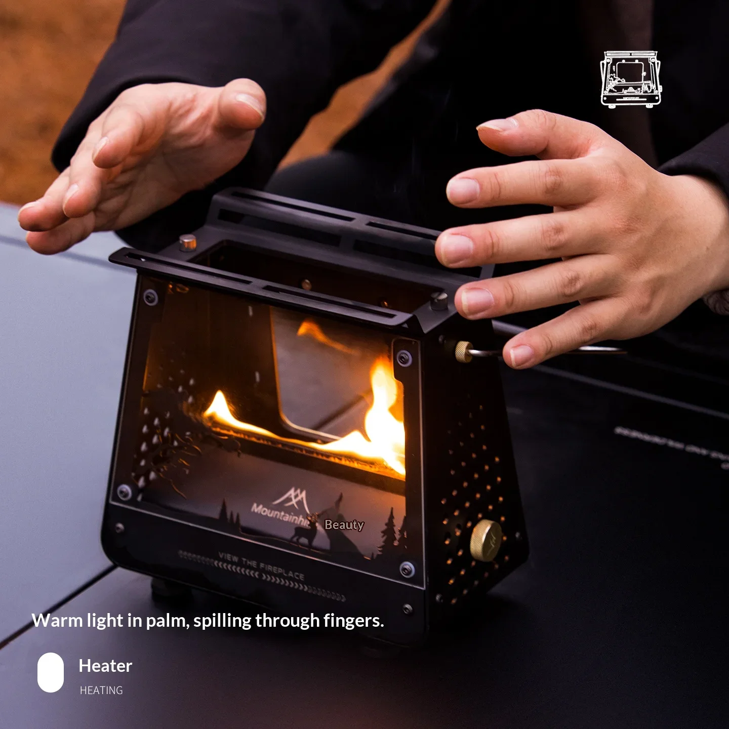 MOUNTAINHIKER Draagbare olieka - Camping Cooking Open Fire recensie en prijs