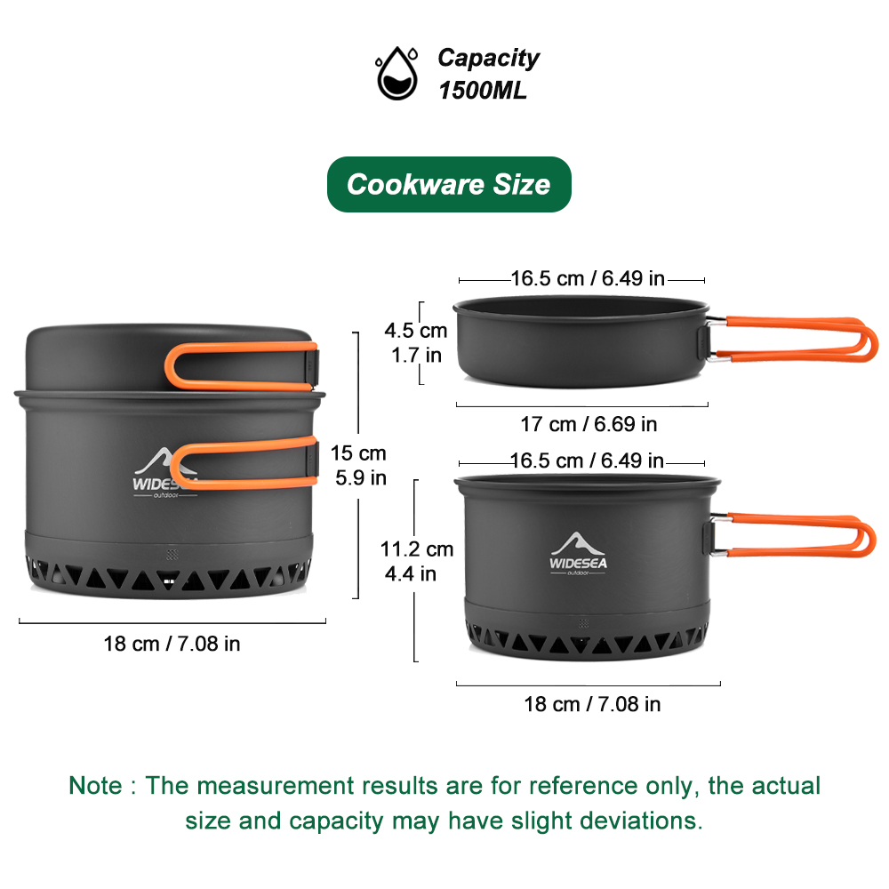 Campingservies Outdoor pannens - Camping Cooking Tin recensie en prijs