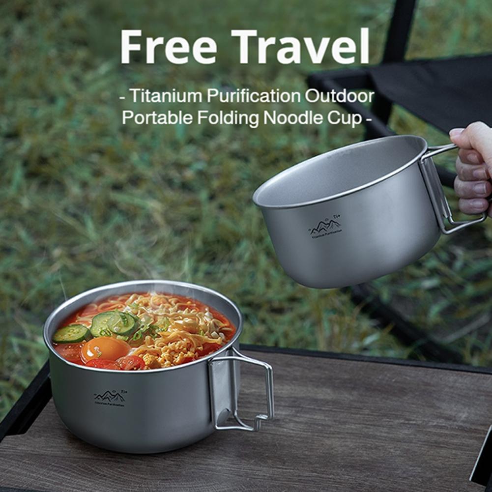 Ultralichte titanium campingpo - Camping Cooking Noodles recensie en prijs