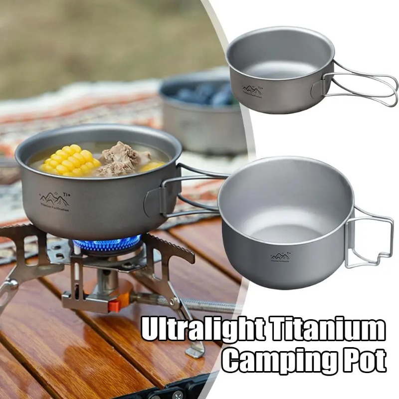 Ultralichte titanium campingpo - Camping Cooking Noodles recensie en prijs