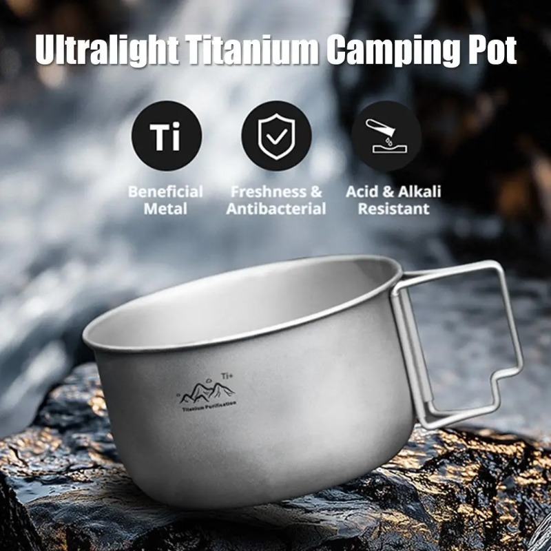 Ultralichte titanium campingpo - Camping Cooking Noodles recensie en prijs