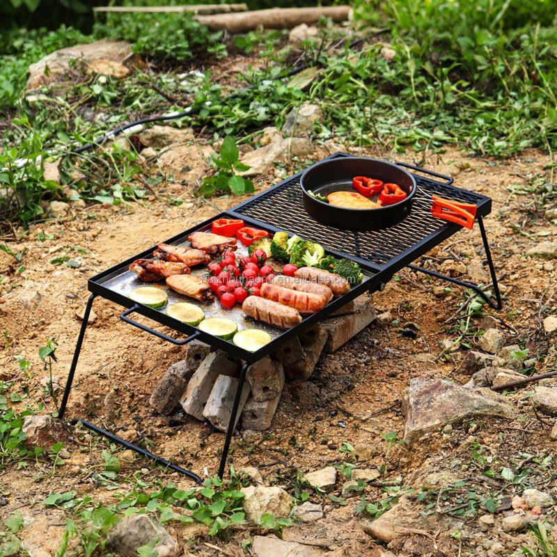 Draagbare buiten camping kookr - Camping Cooking Over Fire recensie en prijs