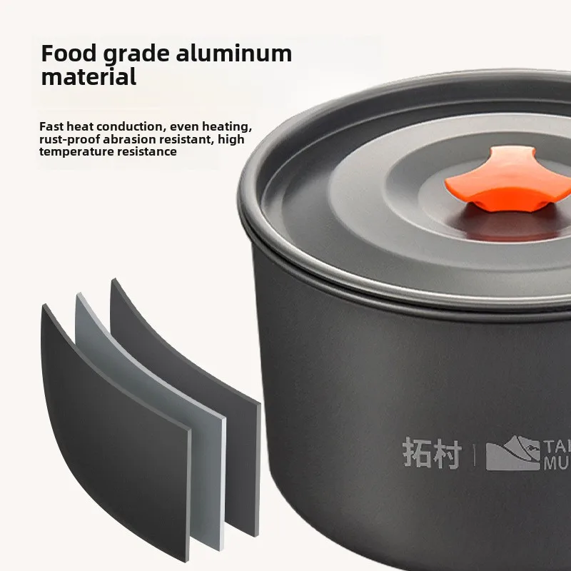 Hoge kwaliteit buitenserviesse - Quality Camping Cooking Set recensie en prijs