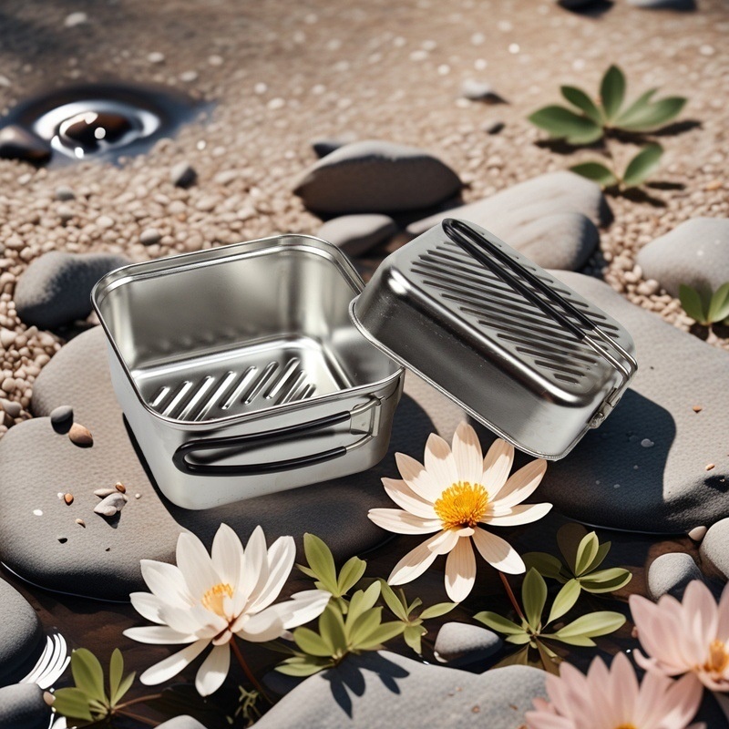 Outdoor kookset van roestvrij  - Camping Lightweight Cooking Pot recensie en prijs