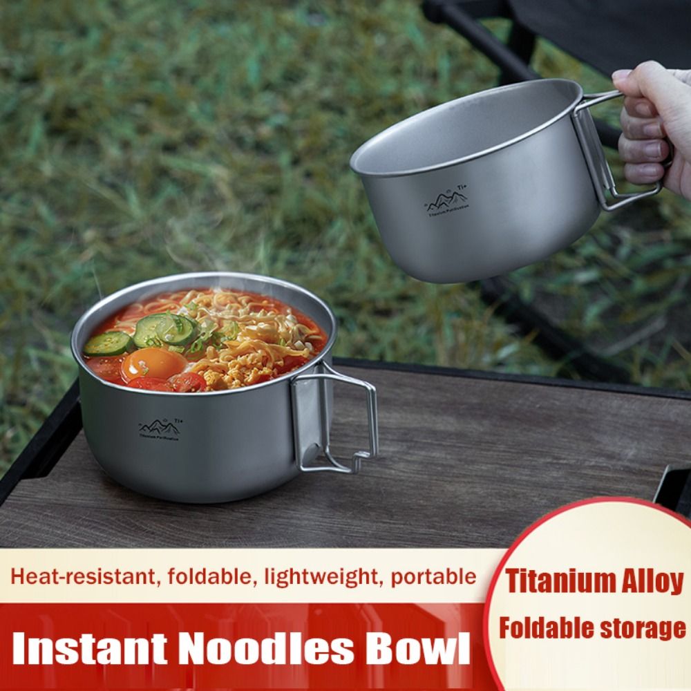 Compacte campingpot van titani - Camping Cooking Noodles recensie en prijs
