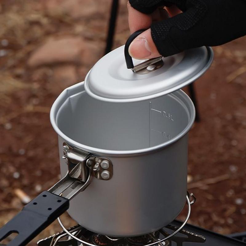 Opvouwbare campingpot 700 ml a - Camping Lightweight Cooking Pot recensie en prijs