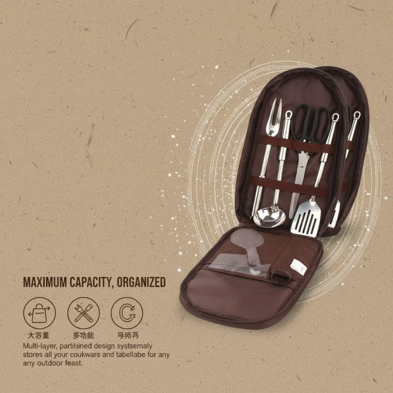 Kooktas voor buiten Campingopb - Camping Cooking Utensil Bag recensie en prijs