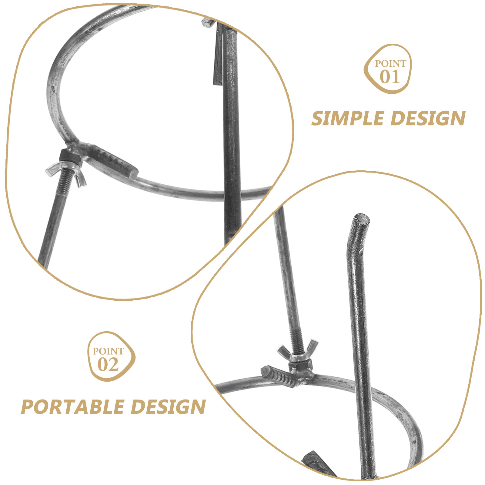 Robuuste stalen campingstatief - Camping Cooking Open Fire recensie en prijs