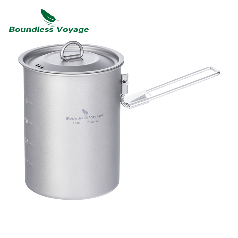 Boundless Voyage 900ml Titaniu - Camping Lightweight Cooking Pot recensie en prijs