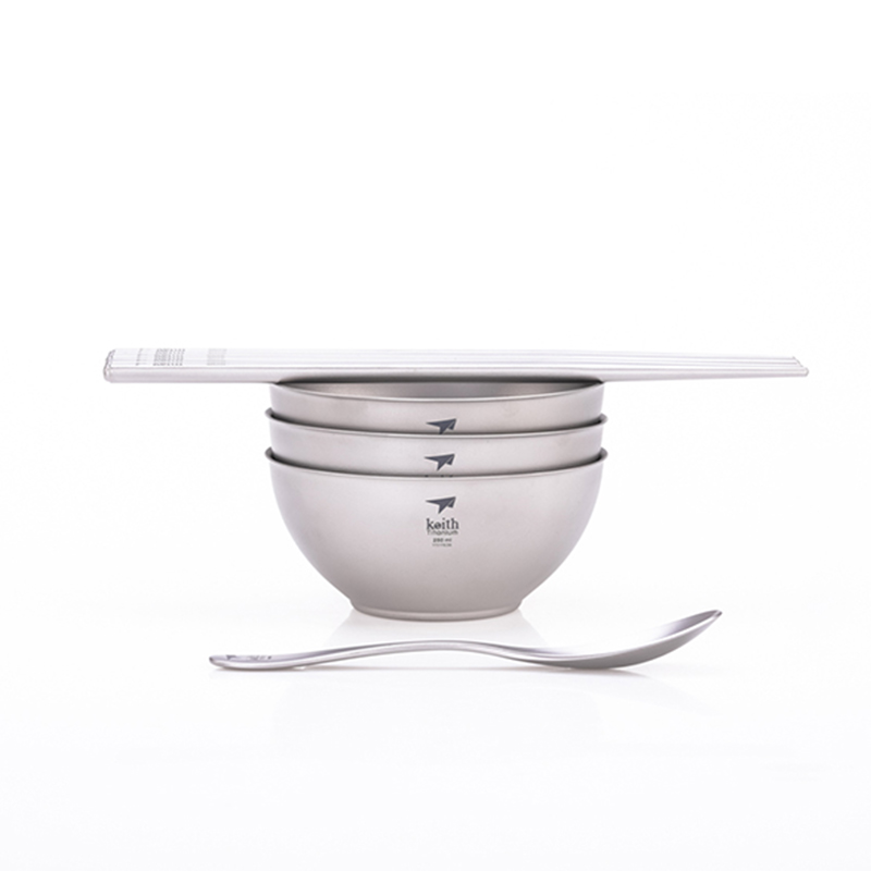 Keith kookset, titanium kom ee - Camping Cooking Noodles recensie en prijs