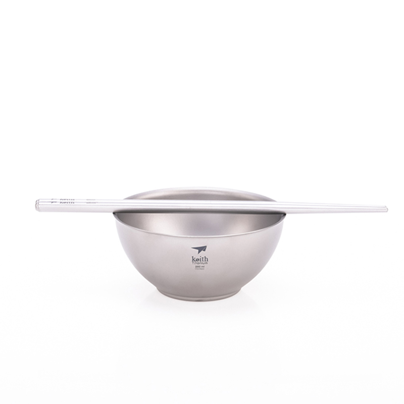 Keith kookset, titanium kom ee - Camping Cooking Noodles recensie en prijs