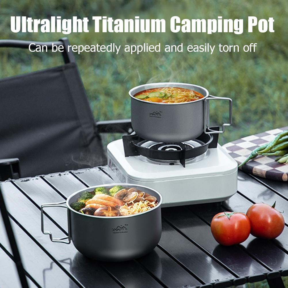 Titanium gecoate kookpot voor  - Camping Cooking Noodles recensie en prijs