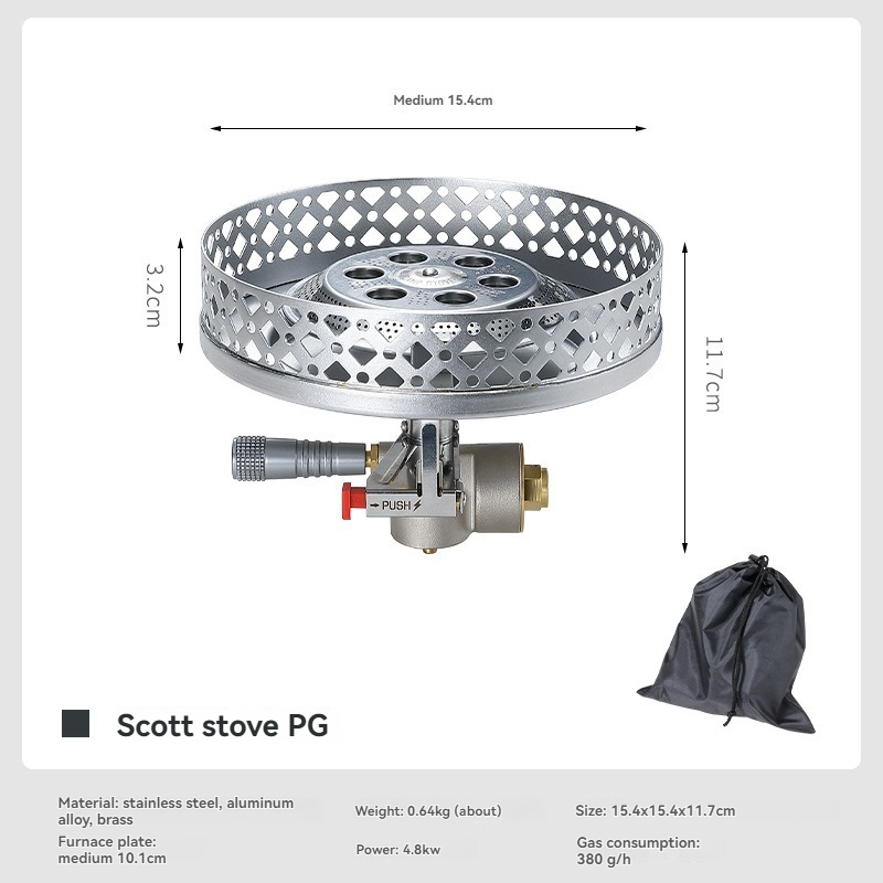 CAMPINGMOON PG-4 Scott Propane - Cooking On Camping Stove recensie en prijs