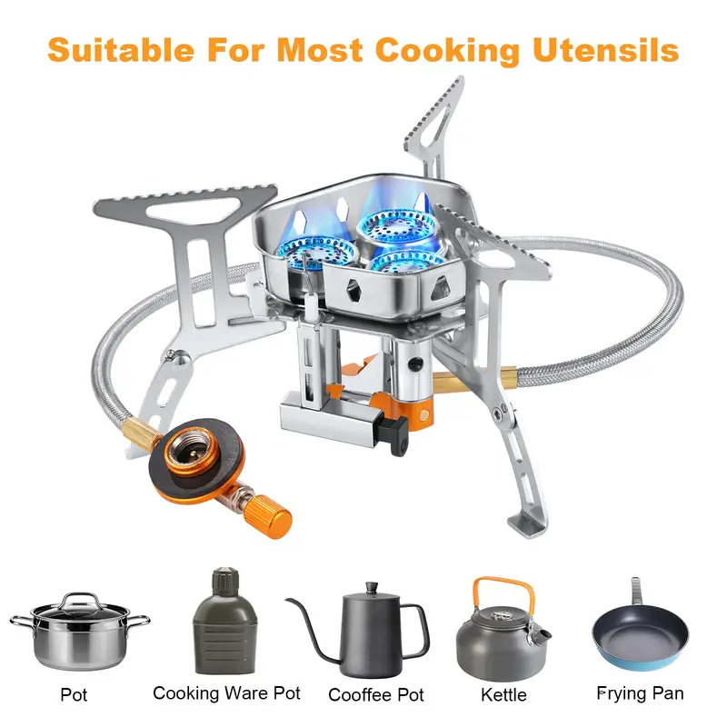 5800W krachtige campinggasforn - Camping Cooking Butane recensie en prijs