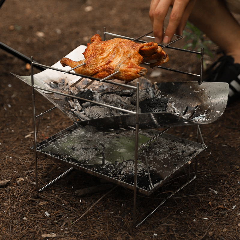 Houtgestookte kampeerkachel Dr - Camping Cooking Grate recensie en prijs