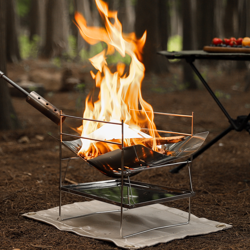 Houtgestookte kampeerkachel Dr - Camping Cooking Grate recensie en prijs