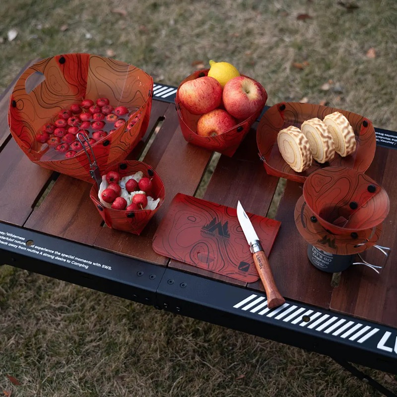 Opvouwbaar campingservies Draa - Camping Cooking Disc recensie en prijs