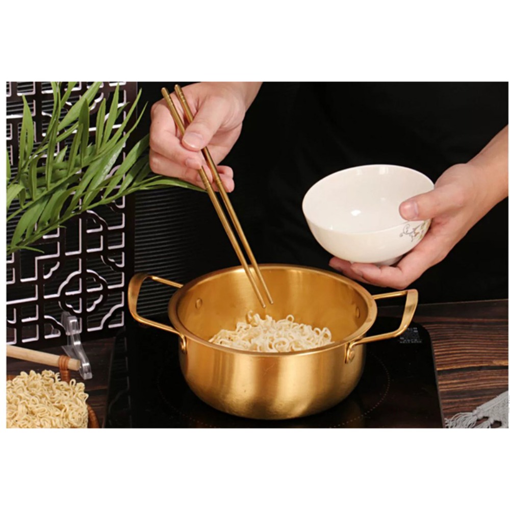 Roestvrijstalen Koreaanse Rame - Camping Cooking Noodles recensie en prijs